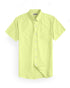 Men's Yellow Regular Fit Half Sleeves Shirt