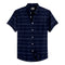 Oxford Cotton Solid Striped Half Sleeves Shirt