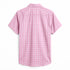 Oxford Cotton Pink Box Printed Half Sleeves Shirts