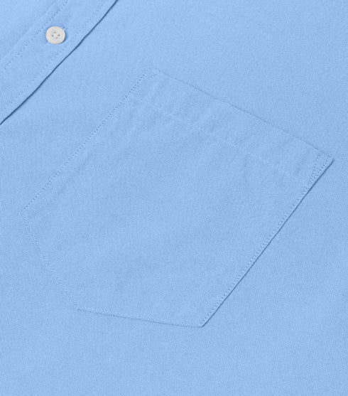 Sky Blue Regular Fit Full Sleeves Shirt