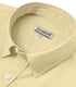 Oyster White Cotton Solid Half Sleeves Shirt
