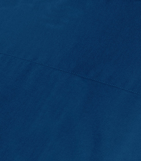 Royal Blue Cotton Solid Half Sleeves Shirt