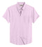 Light Purple Cotton Solid Half Sleeves Shirt