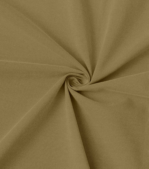 Khaki Green Cotton Solid Half Sleeves Shirt