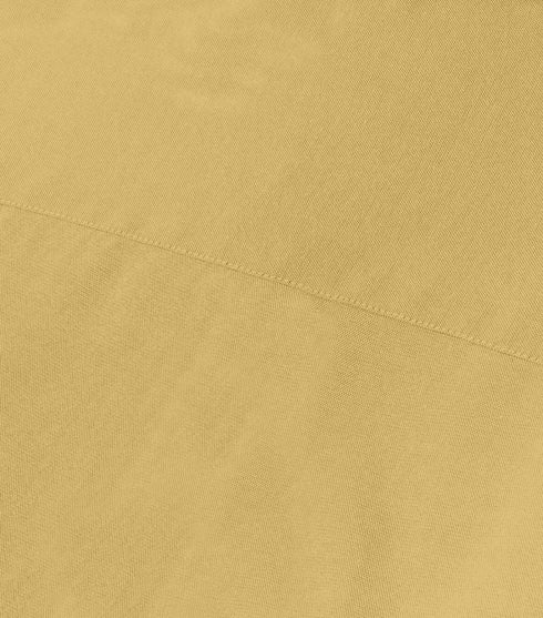 Mustard Cotton Solid Half Sleeves Shirt