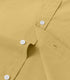 Mustard Cotton Solid Half Sleeves Shirt