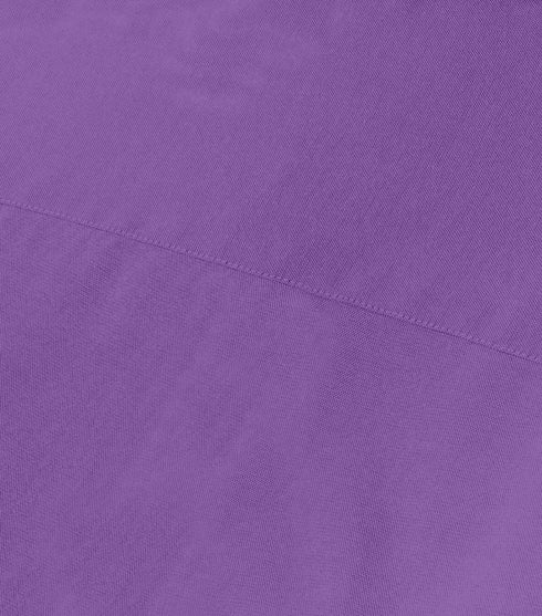 Purple Cotton Solid Half Sleeves Shirt