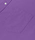 Purple Cotton Solid Half Sleeves Shirt