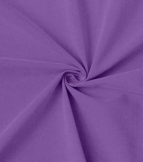 Purple Cotton Solid Half Sleeves Shirt