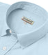 Ash Grey Cotton Solid Half Sleeves Shirt