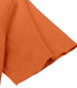 Orange Cotton Solid Half Sleeves Shirt