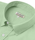 Olive Green Cotton Solid Half Sleeves Shirt