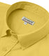Mustard Cotton Solid Half Sleeves Shirt