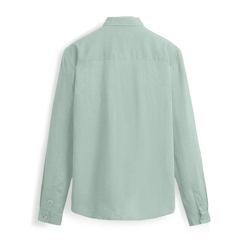 Bean Grey Men's Long Sleeves Casual Shirt