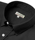 Men's Black Cotton Solid Half Sleeves Shirt