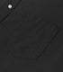 Men's Black Cotton Solid Half Sleeves Shirt