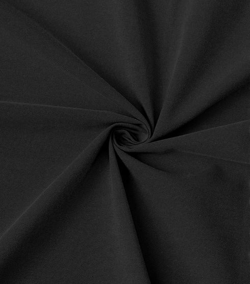 Men's Black Cotton Solid Half Sleeves Shirt