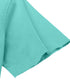 Aqua Green Cotton Solid Half Sleeves Shirt