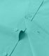 Aqua Green Cotton Solid Half Sleeves Shirt