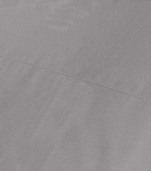 Dark Grey Cotton Solid Half Sleeves Shirt