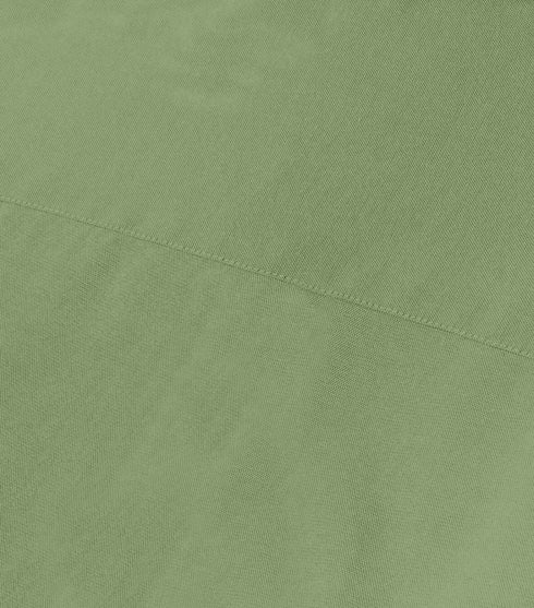 Dark Green Cotton Solid Half Sleeves Shirt