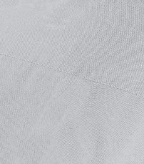 Men's Grey Cotton Solid Half Sleeves Shirt