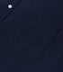 Navy Blue Men's Cotton Solid Half Sleeves Casual Shirt