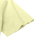 Light Yellow Cotton Solid Half Sleeves Shirt
