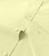 Light Yellow Cotton Solid Half Sleeves Shirt