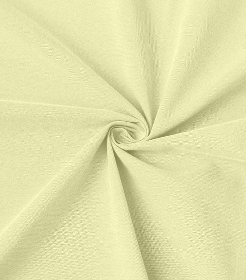 Light Yellow Cotton Solid Half Sleeves Shirt