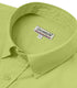 Perrot Green Cotton Solid Half Sleeves Shirt