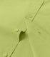 Perrot Green Cotton Solid Half Sleeves Shirt