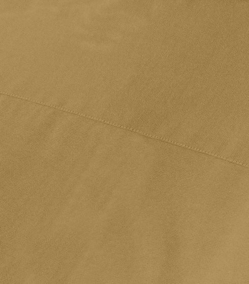 Khaki Green Cotton Solid Half Sleeves Shirt