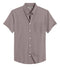 Trolley Grey Cotton Solid Half Sleeves Shirt