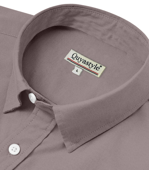 Trolley Grey Cotton Solid Half Sleeves Shirt
