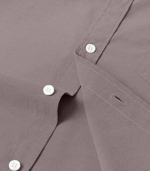 Trolley Grey Cotton Solid Half Sleeves Shirt