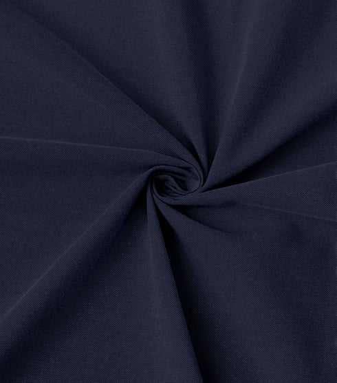 Navy Blue Men's Cotton Solid Half Sleeves Shirt