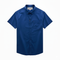 Royal Blue Cotton Solid Half Sleeves Casual Shirt