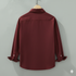Maroon Full Sleeves Casual Shirt