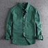 Green Stylish Mens Full Sleeves Shirt