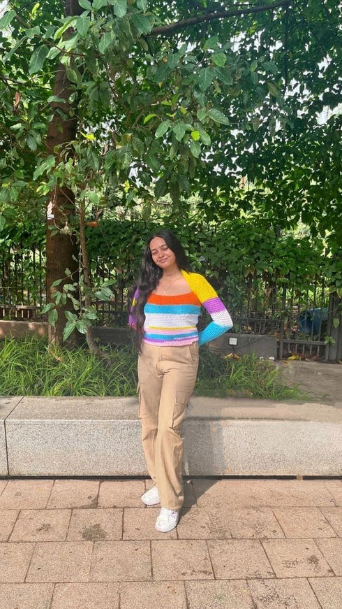 Scarlet and sam crochet top