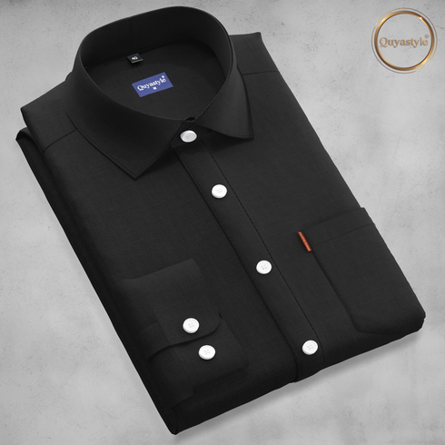 Black Full Sleeves Formal Shirt