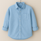 Men's Sky Blue Regular Fit Full Sleeves Shirt