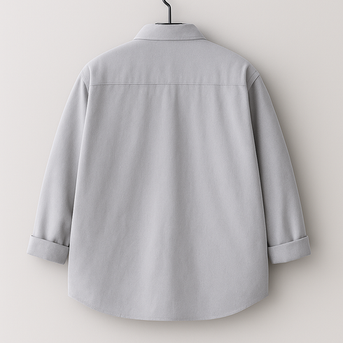Men's Grey Regular Fit Full Sleeves Shirt