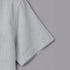 Grey Linen Cotton Regular Fit Plain Half Shirt