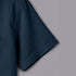 Pearl Blue Linen Cotton Regular Fit Plain Half Shirt
