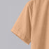 Orange Linen Cotton Regular Fit Plain Half Shirt
