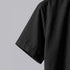 Black Linen Cotton Regular Fit Plain Half Shirt