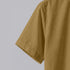 Brown Linen Cotton Regular Fit Plain Half Shirt