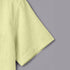 Light Yellow Linen Cotton Regular Fit Plain Half Shirt